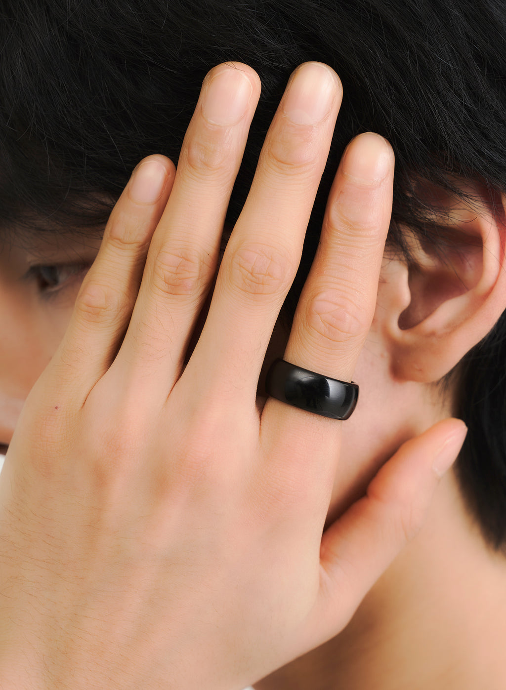 Black Onyx Mini Ring (10mm)