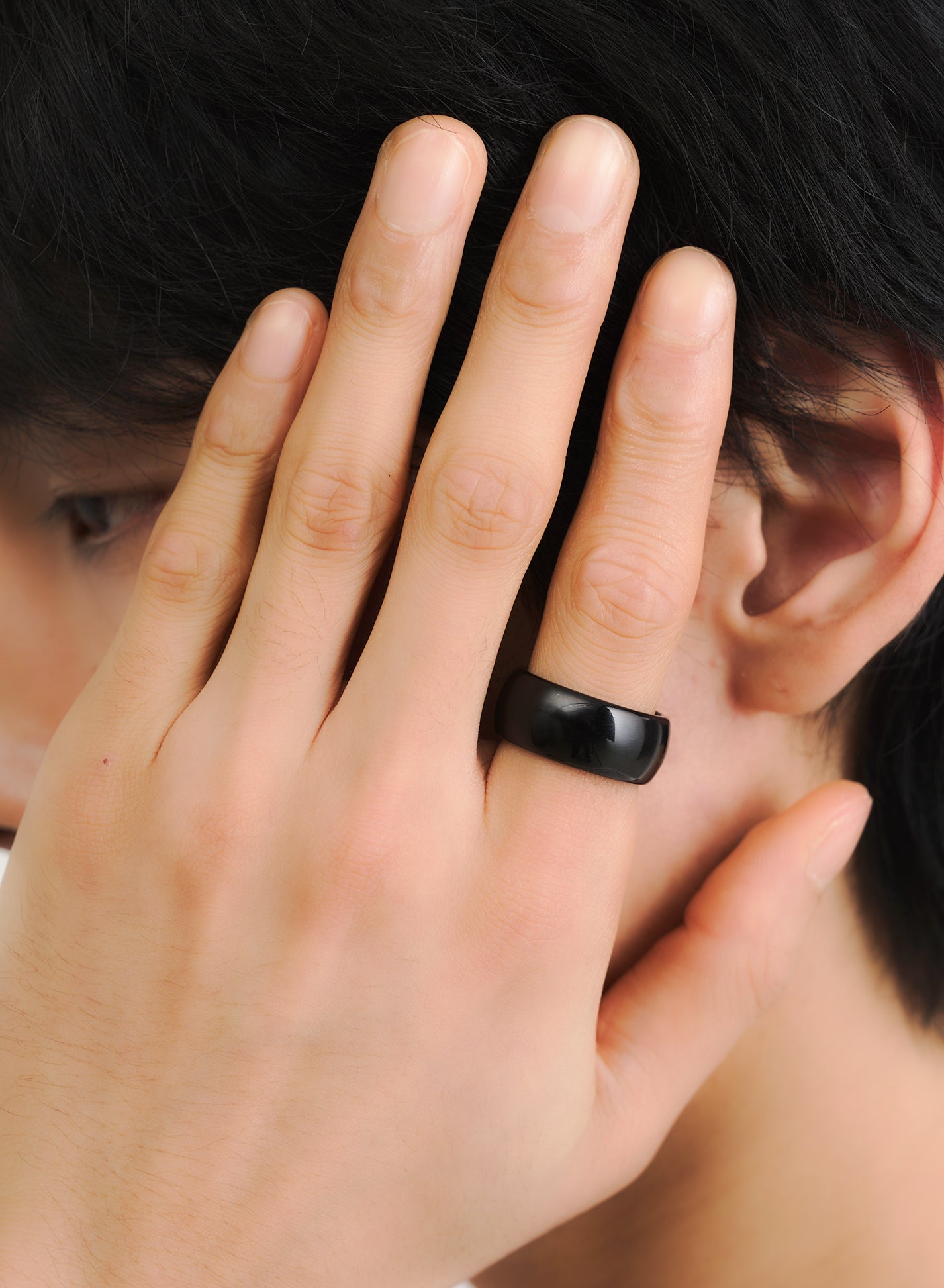Black Onyx Mini Ring (10mm)