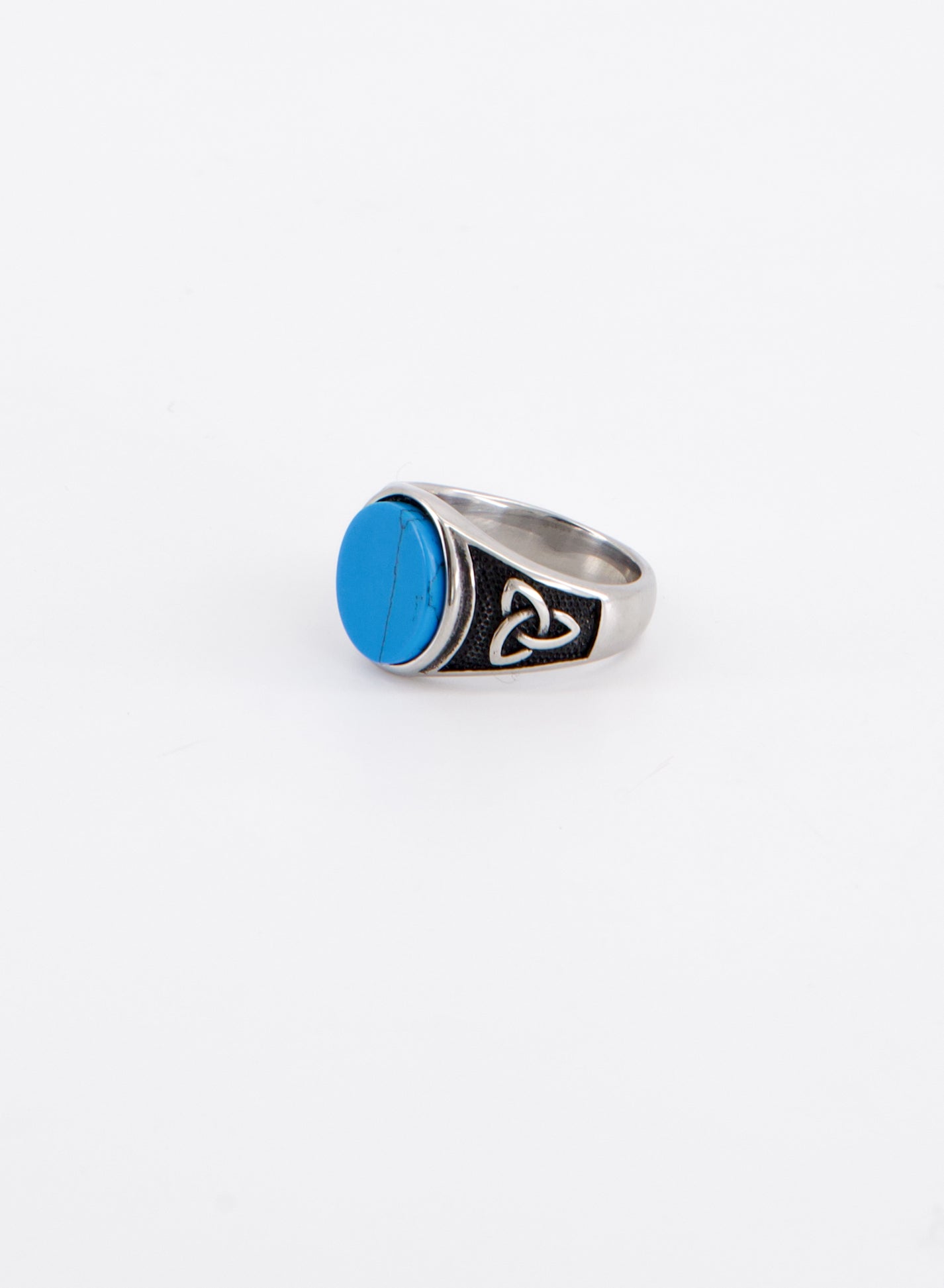 Turquoise Surgical Steel Ring • Surgical Steel