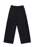 Light Wide-Leg Pants - (Cream/Black)