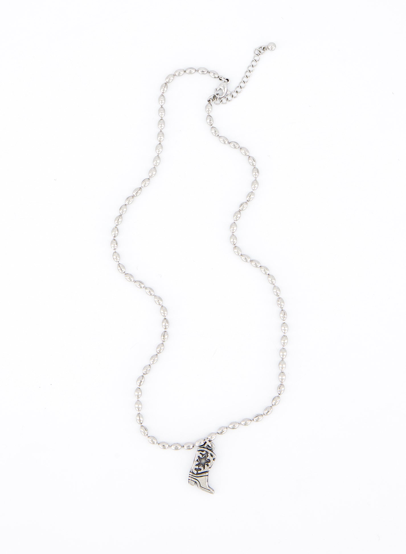 Western Cowboy Ball Necklace • Surgical Steel
