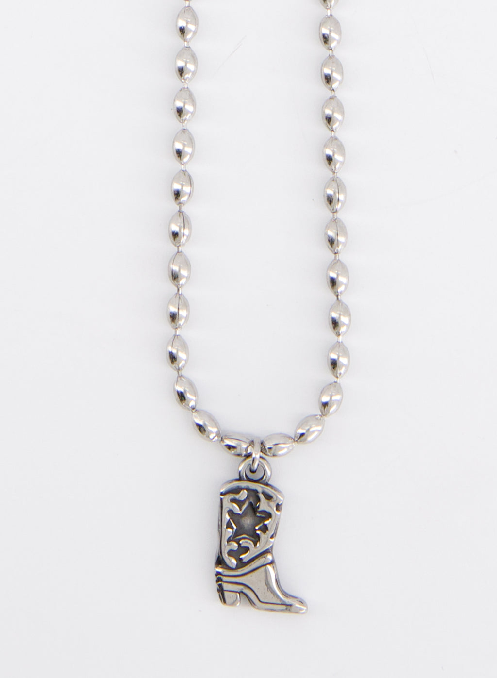 Western Cowboy Ball Necklace • Surgical Steel