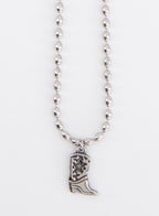 Western Cowboy Ball Necklace • Surgical Steel