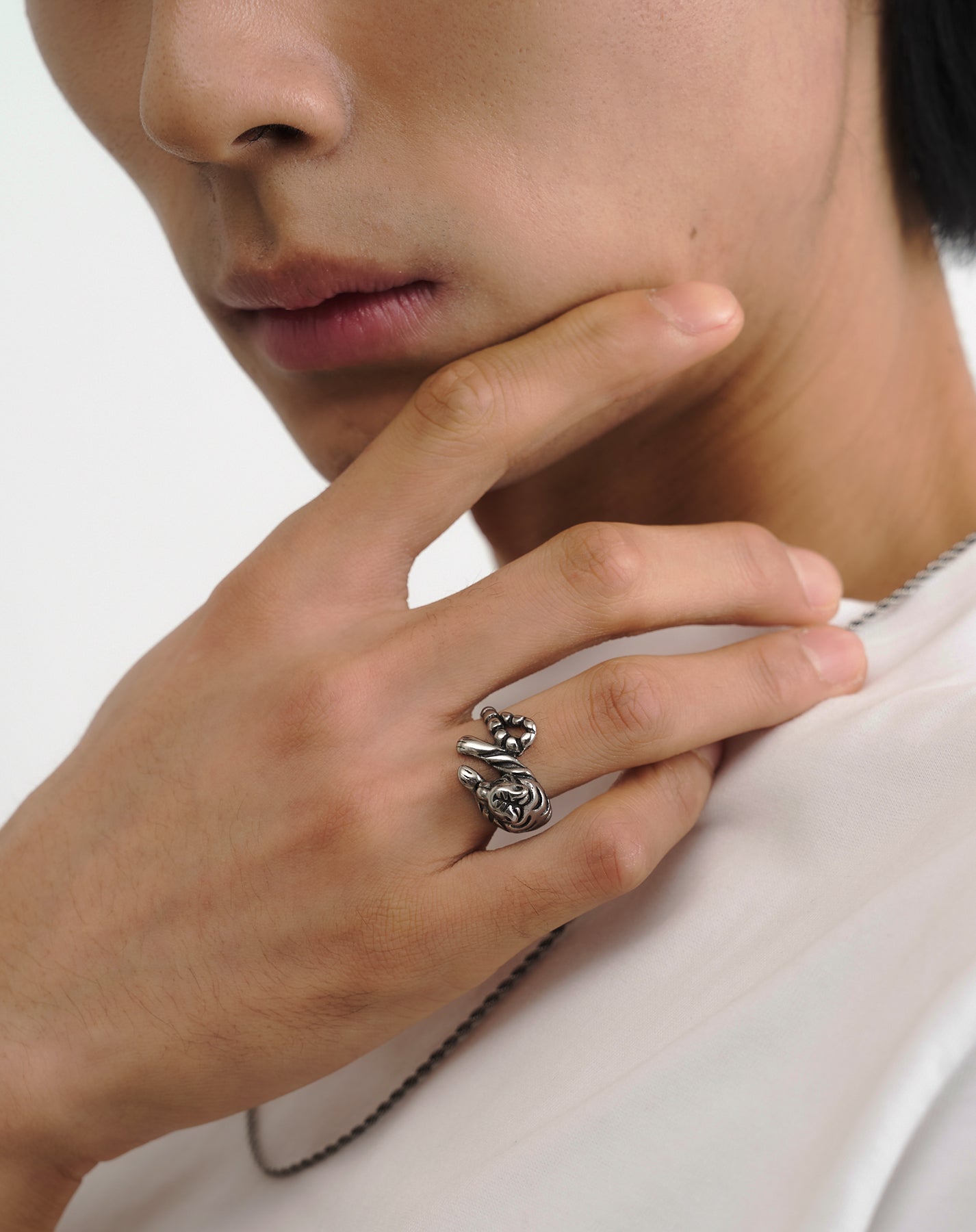 Tiger Round Ring • Surgical Steel