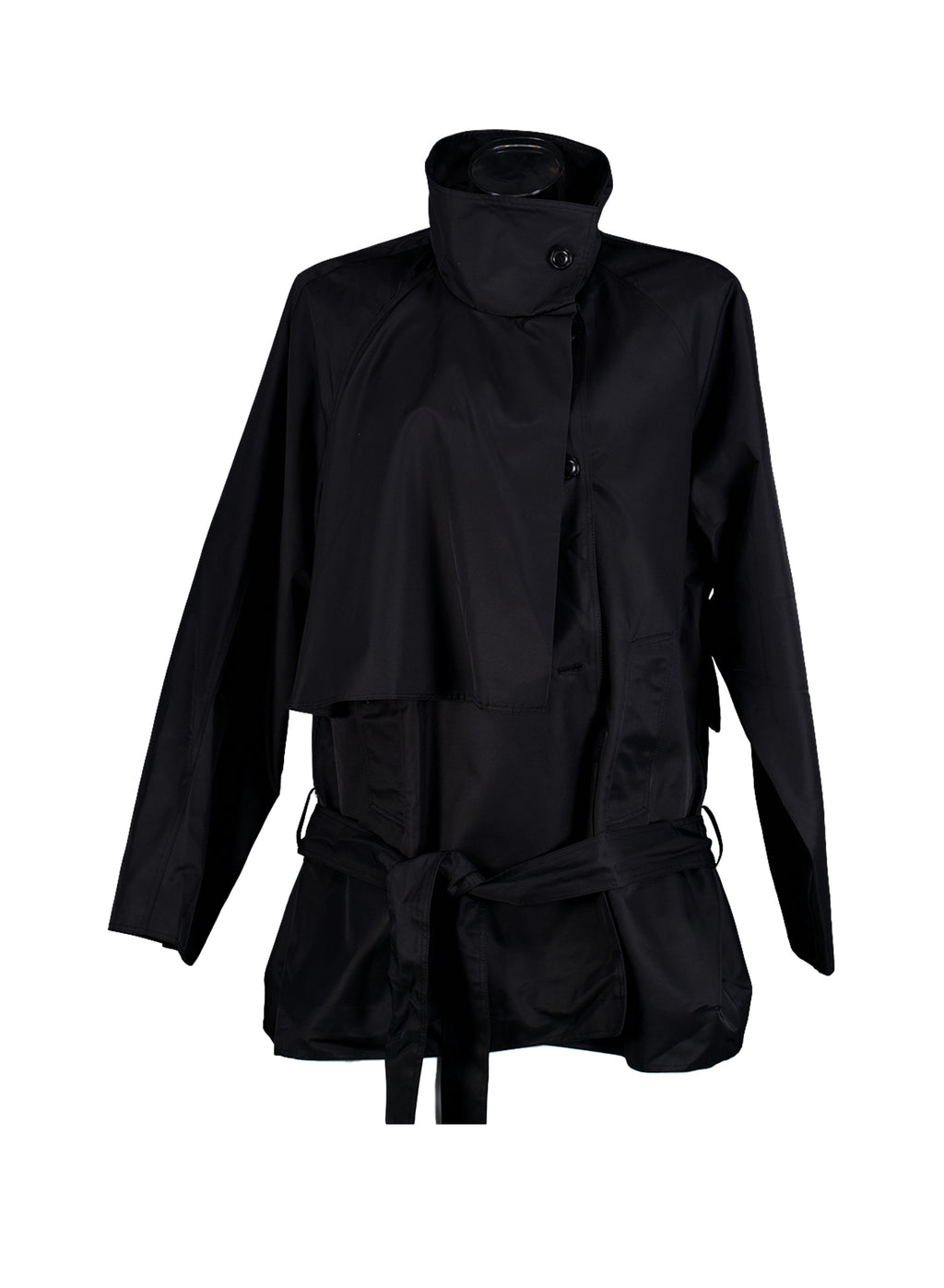 Low Trench Jacket - Black