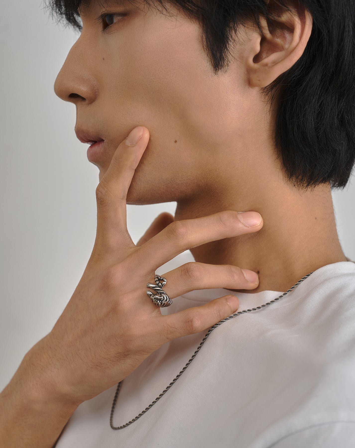 Tiger Round Ring • Surgical Steel