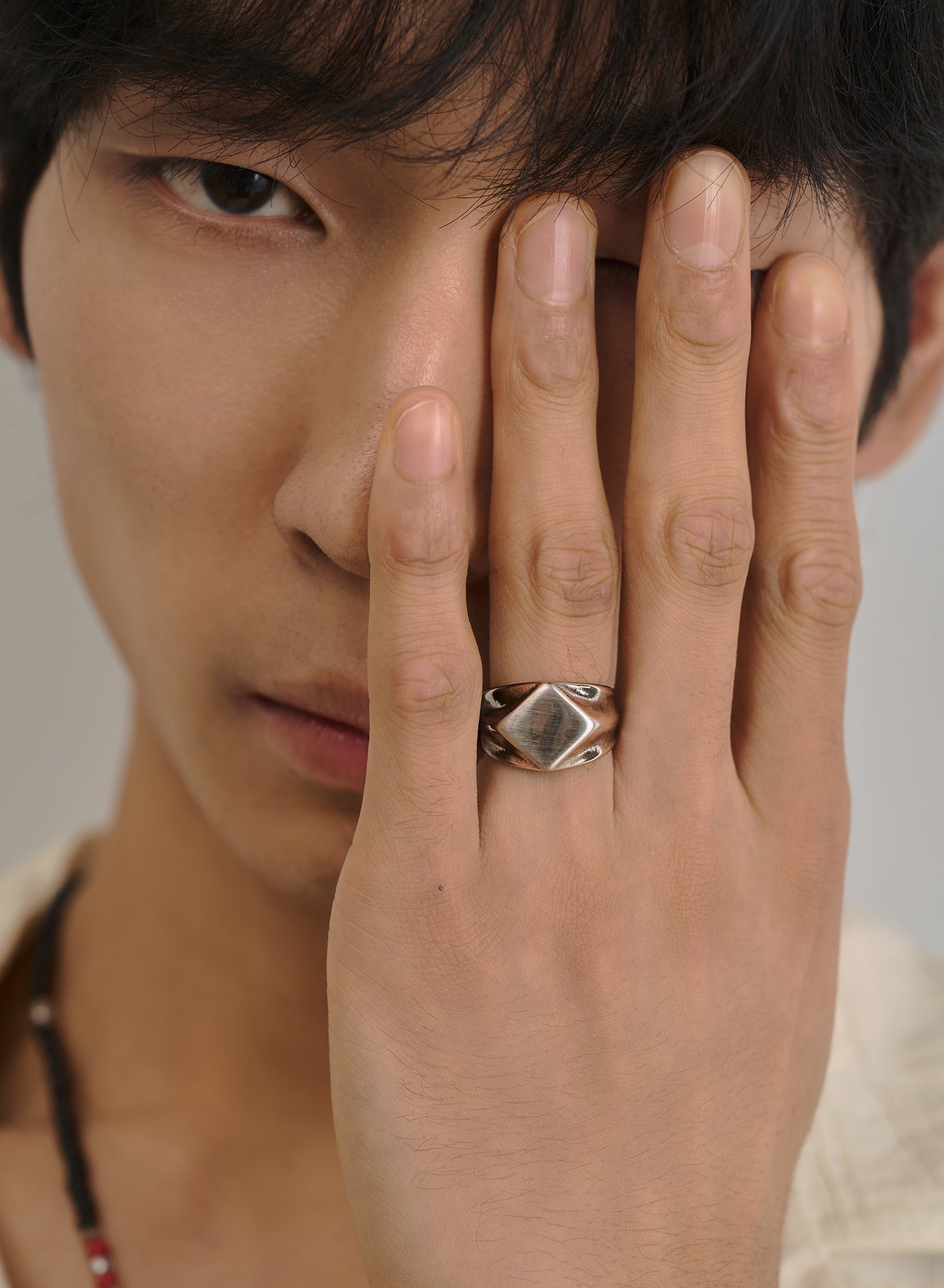 Pyramid Signet Ring  • Surgical Steel