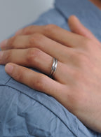 Flat Line Ring (2mm)