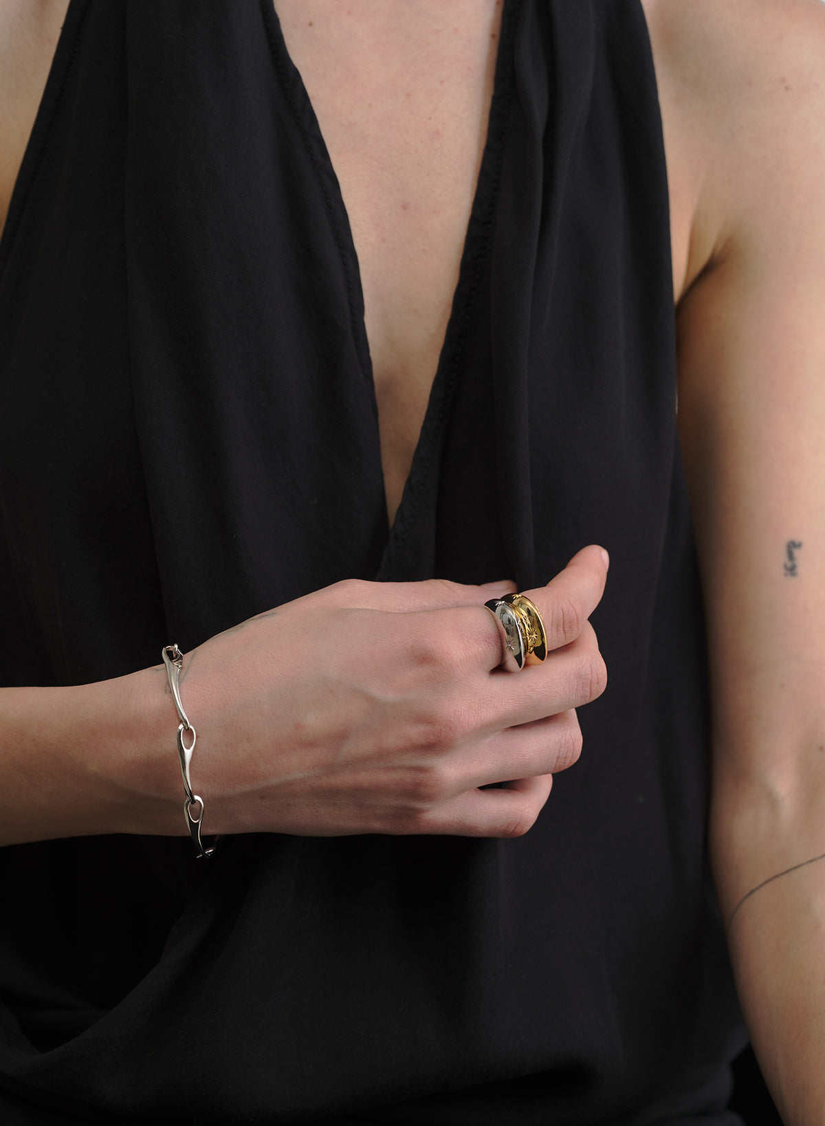 Star Engraved Ring
