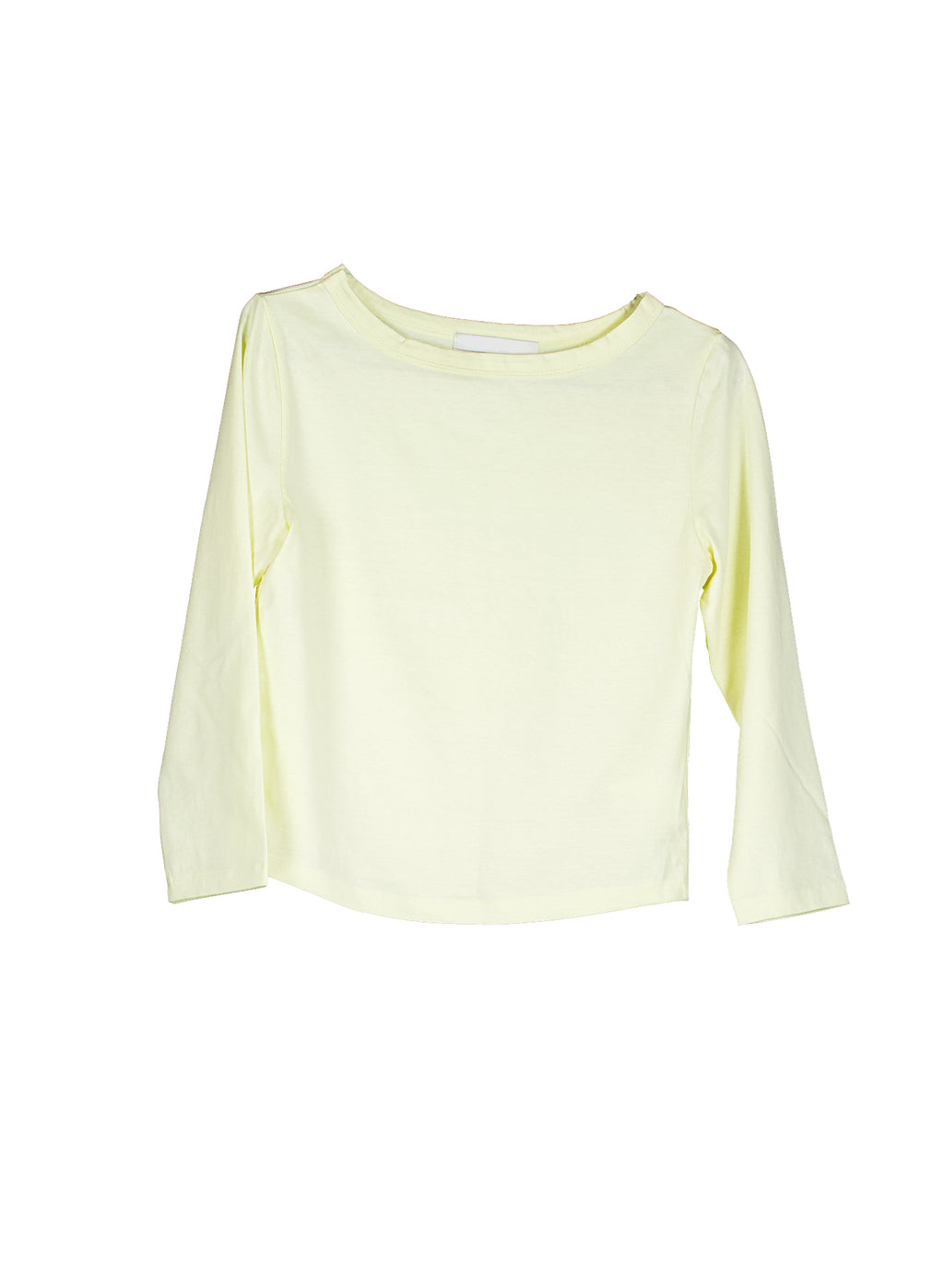 Boat Neck 3/4 Sleeve Tee - (Lemon/Black)