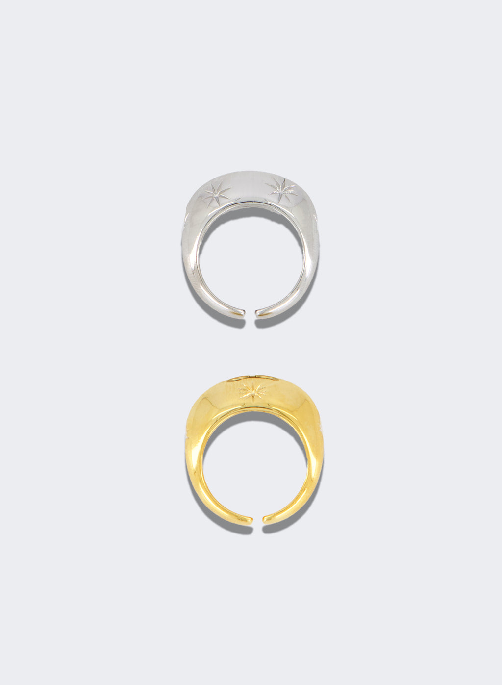 Star Engraved Ring