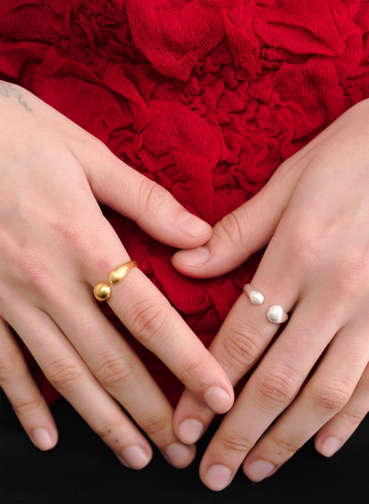 Matte Snake Coil Ring