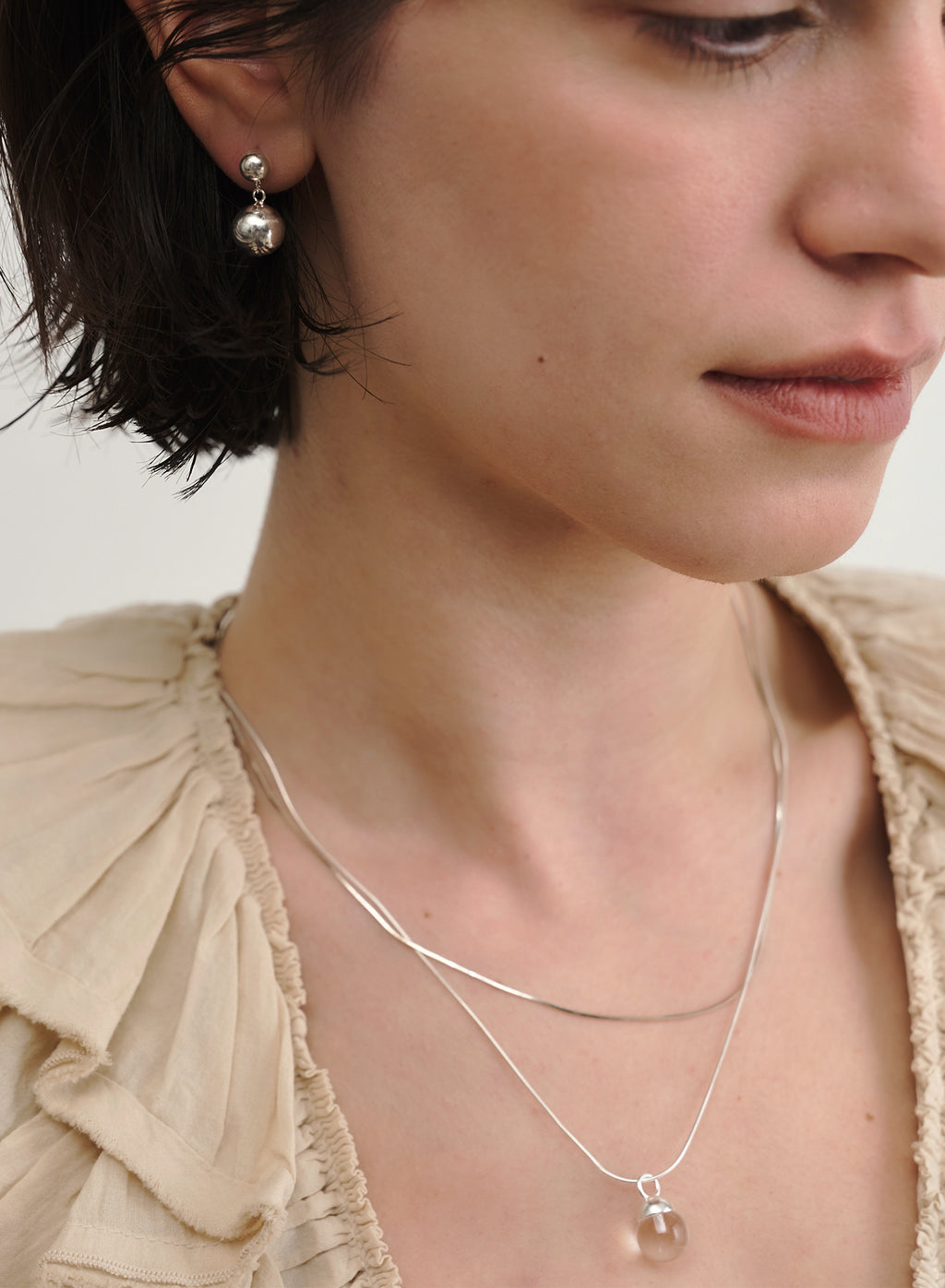 [Exclusive]Double Ball Earring