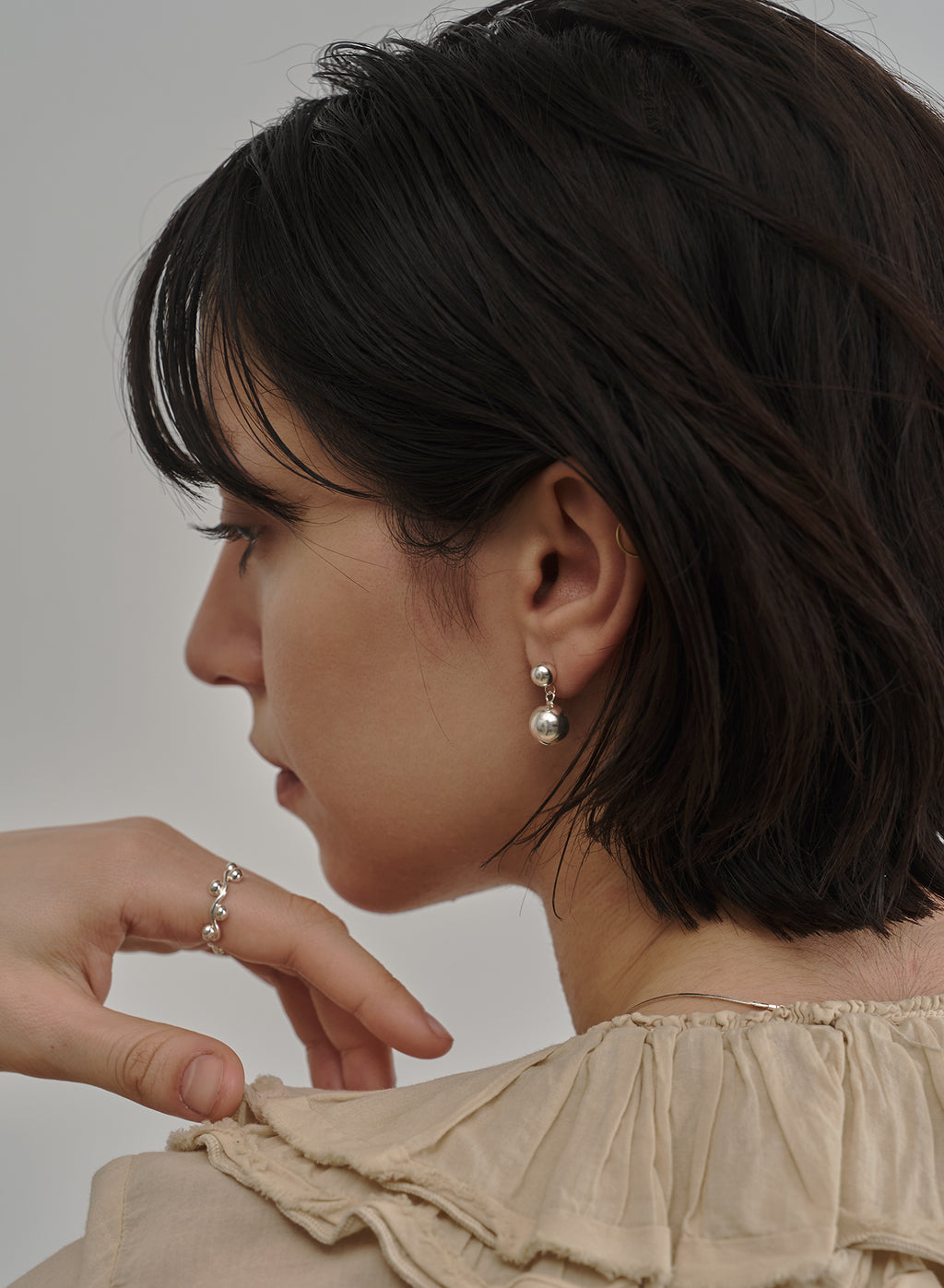 [Exclusive]Double Ball Earring