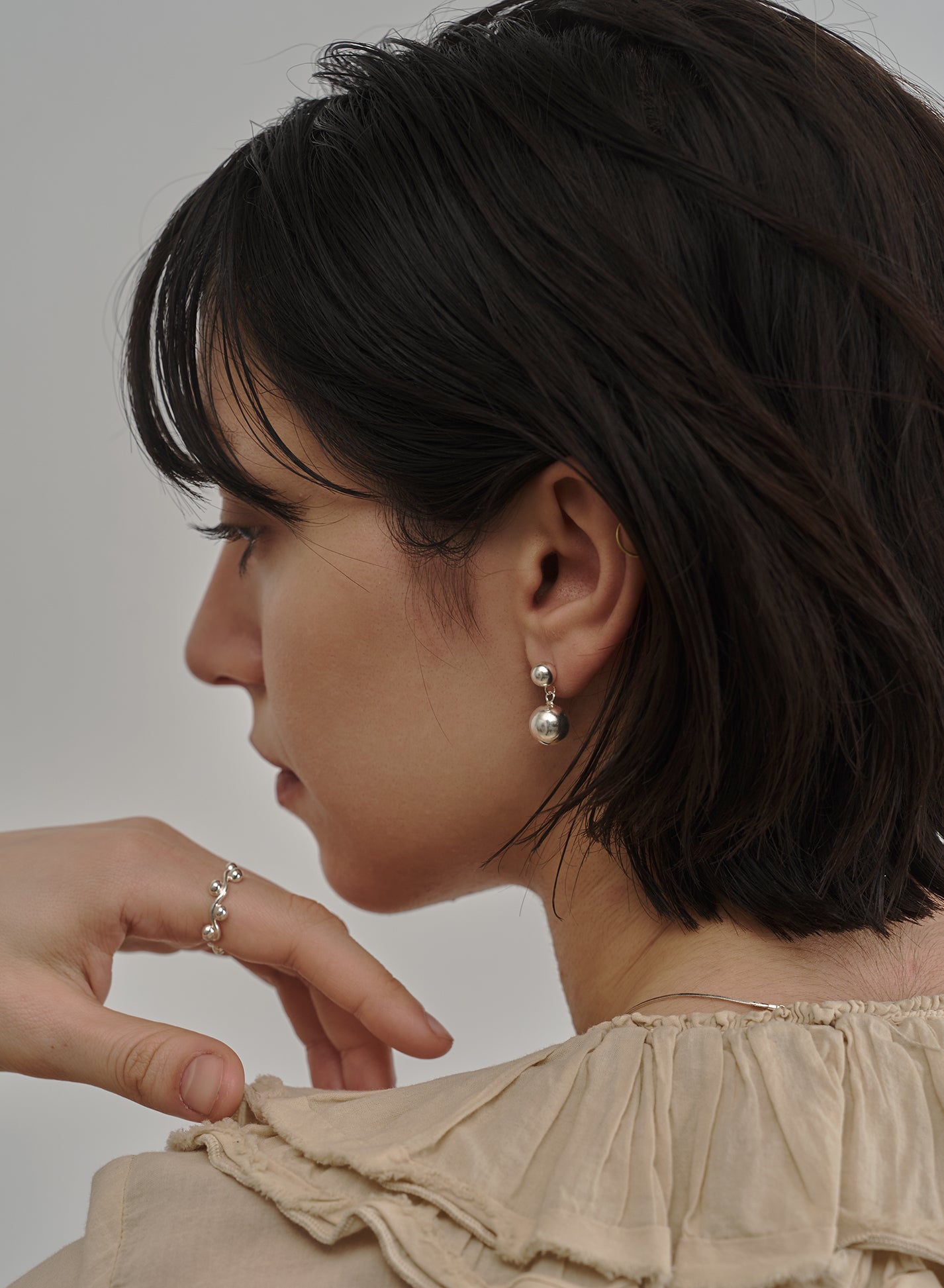 [Exclusive]Double Ball Earring