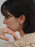 Water Drop Clear Quartz Earring