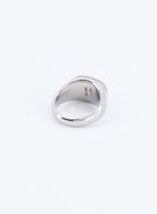 Black Square Signet Ring • Stainless Steel