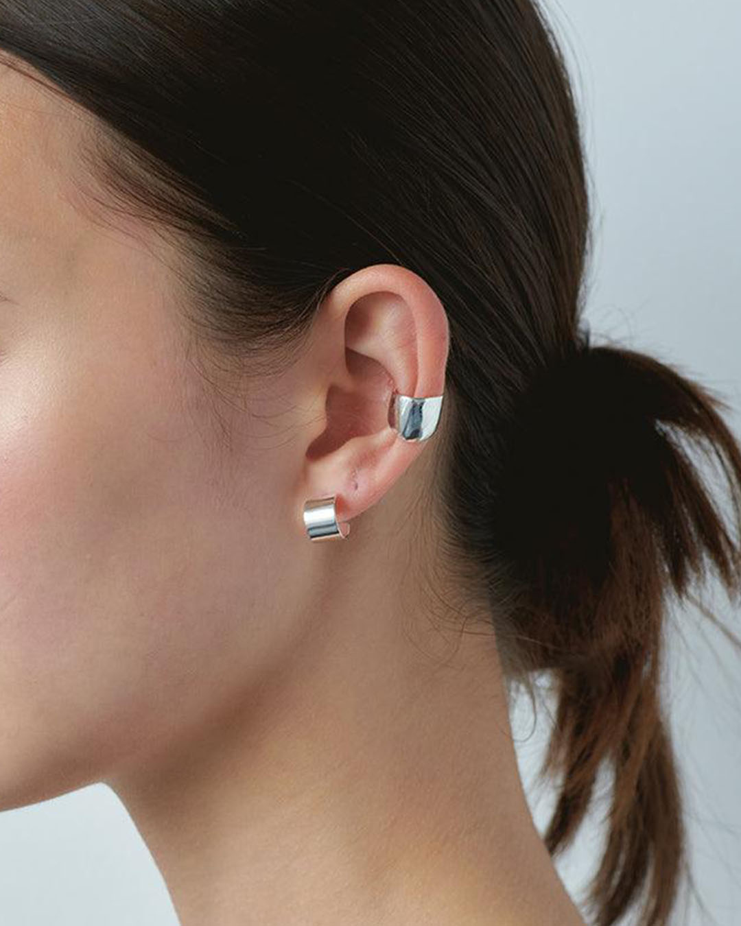 Bold Ear Cuff • 925 Sterling Silver