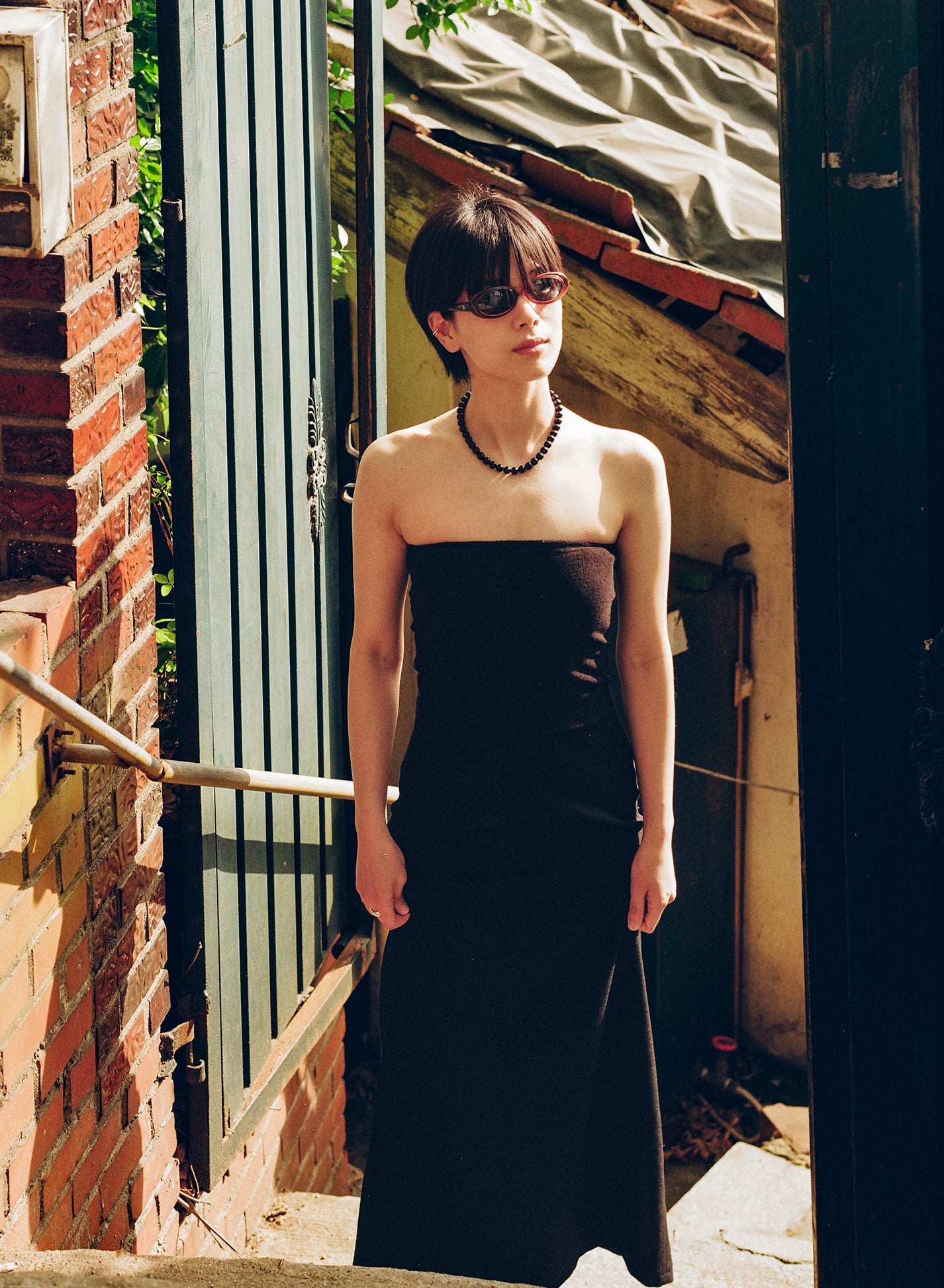 [40%OFF]Terry Tube Top - Black