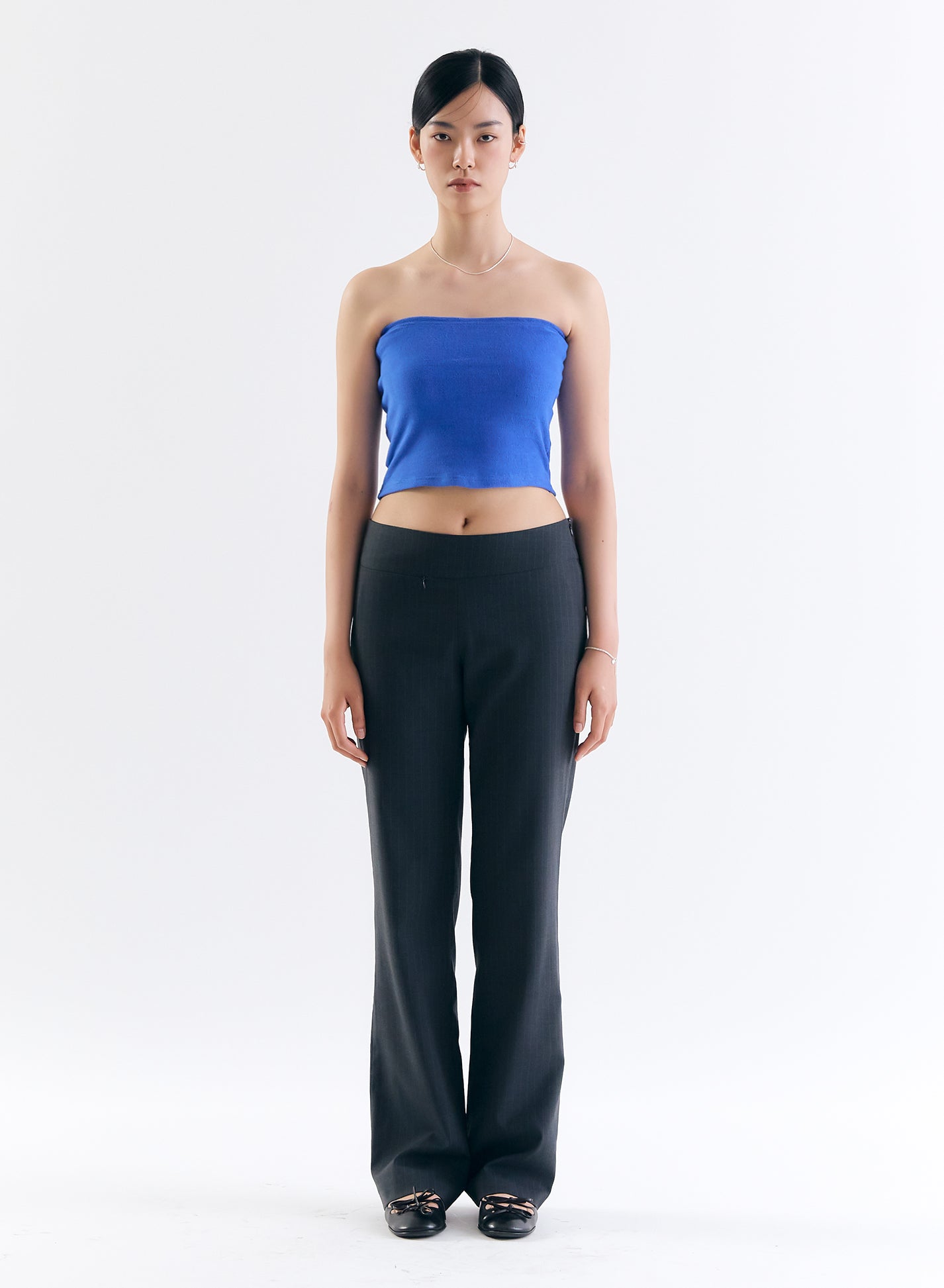 [40%OFF] Terry Tube Top - Blue