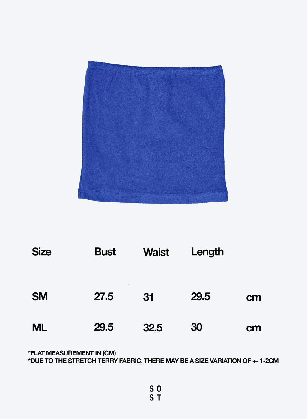 Tube Top - Blue