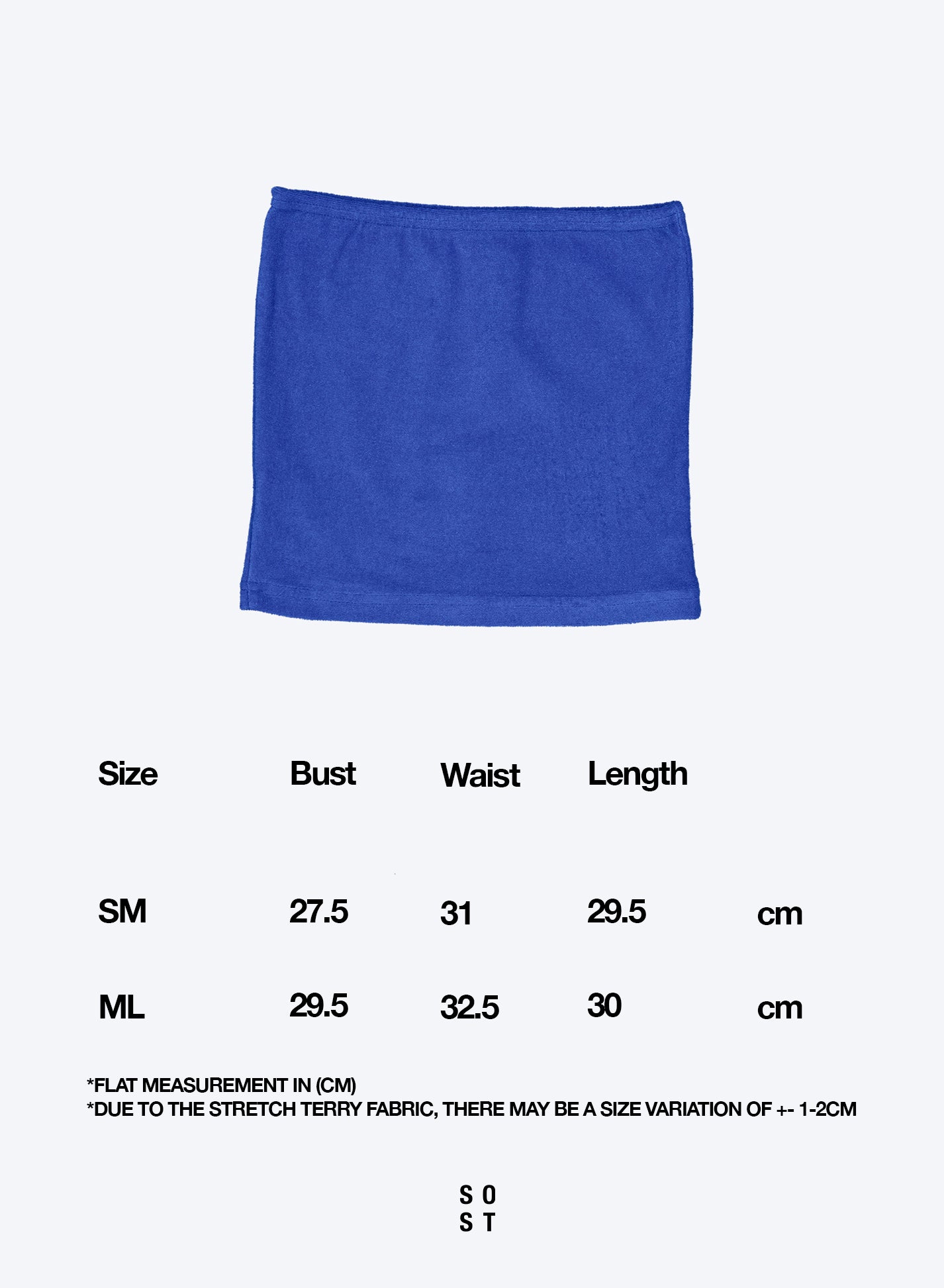 Tube Top - Blue