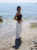 Terry Tube Top - Brown