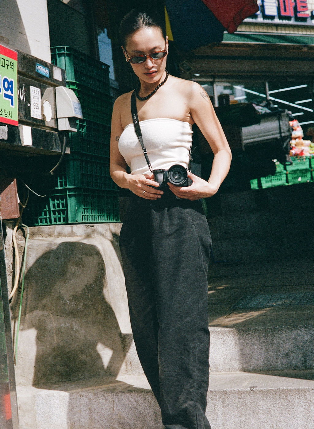 [40%OFF]Terry Tube Top - Cream