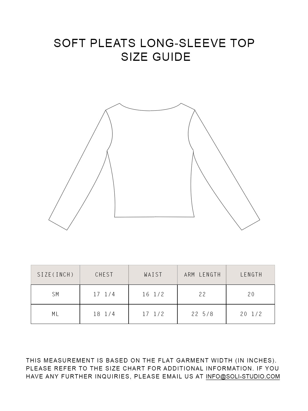 Soft Pleats Long-Sleeve Top ㅡ Cream