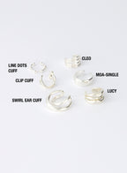 LINE DOTS EAR-CUFF