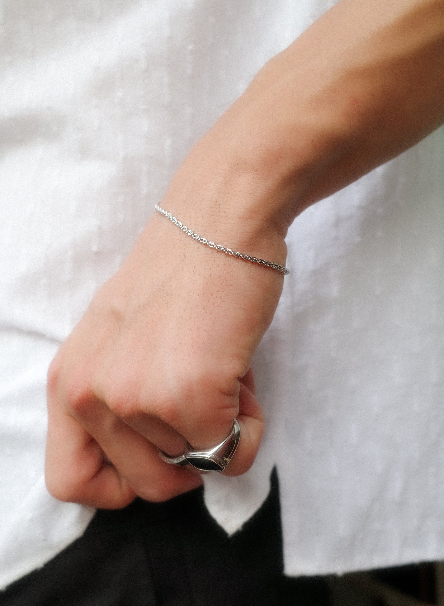 FRENCH ROPE BRACELET [Polished] — 1.5mm