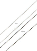 FRENCH ROPE NECKLACE [Oxidized]
