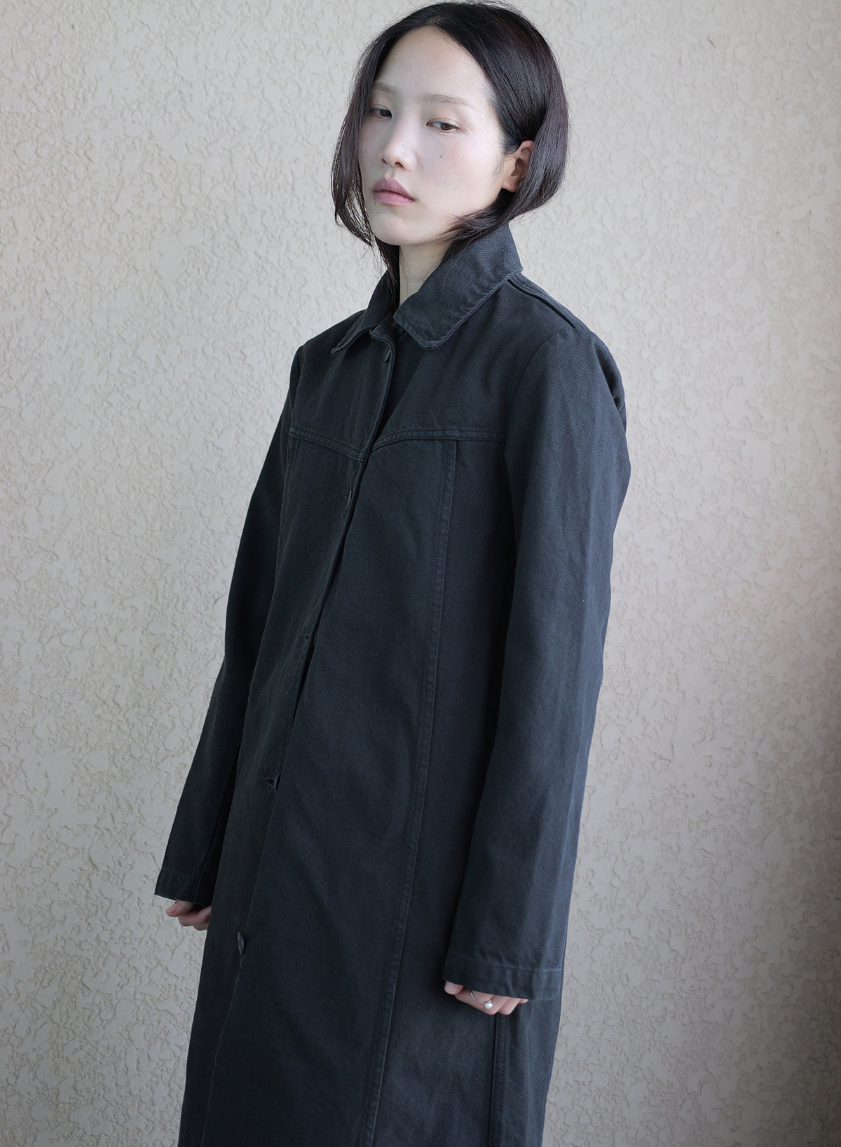 Roel Longline Jacket - Charcoal