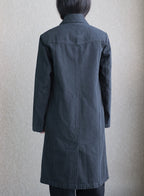 Roel Longline Jacket - Charcoal
