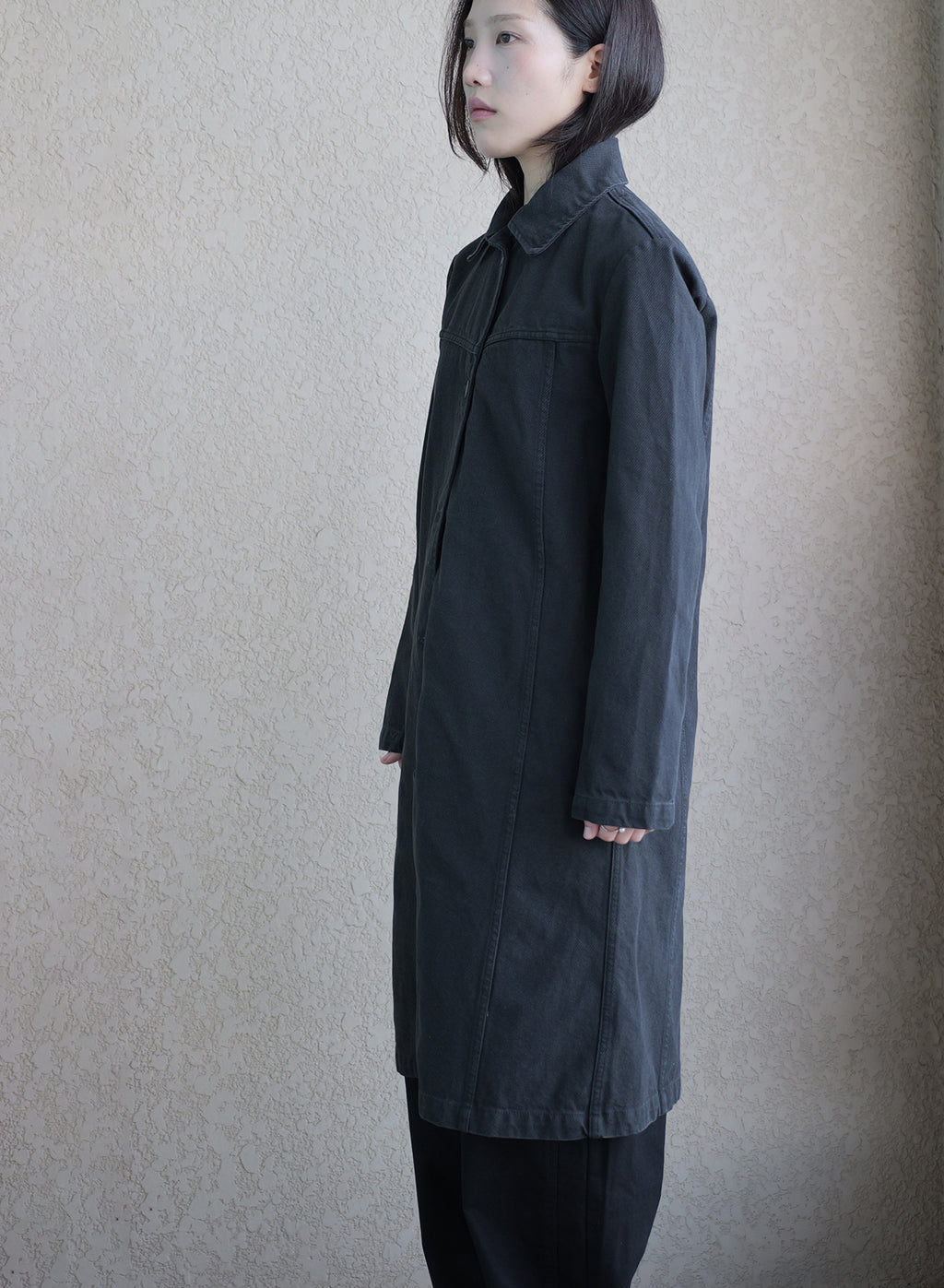 Roel Longline Jacket - Charcoal