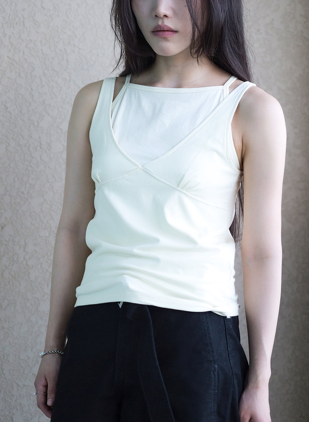 Layered Slip Tee Set - Butter