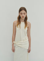 Classic Whole-Garment Knit Maxi Dress -  Ivory