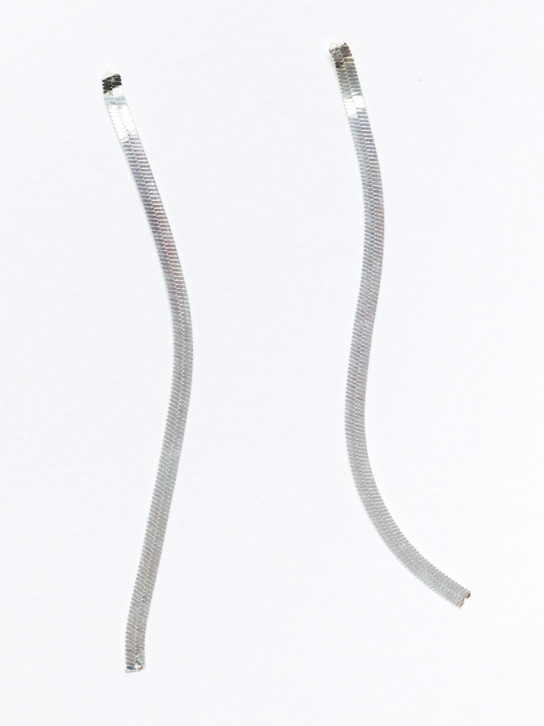 Herringbone Chain Long Earrings
