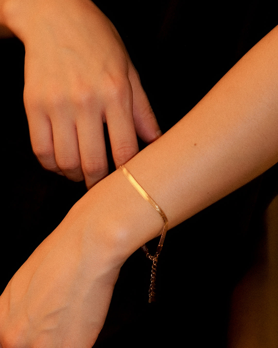 Luna Herringbone Bracelet