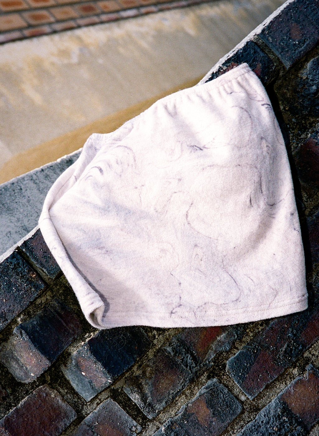 [40%OFF] Marble Terry Tube Top - Cream