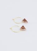 Mini Tri-Crystal Hoops