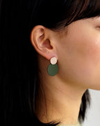 Mixed Circles Stud Earrings
