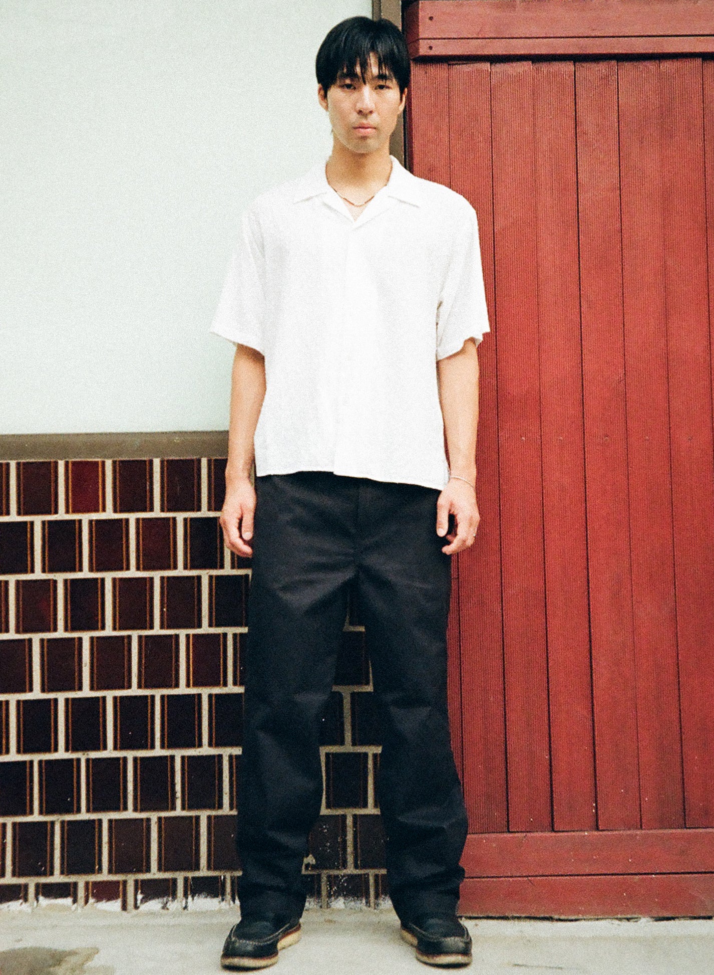 Mono Dune Beads Necklace — Beige