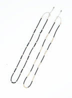 Mono Dune Beads Necklace — Black
