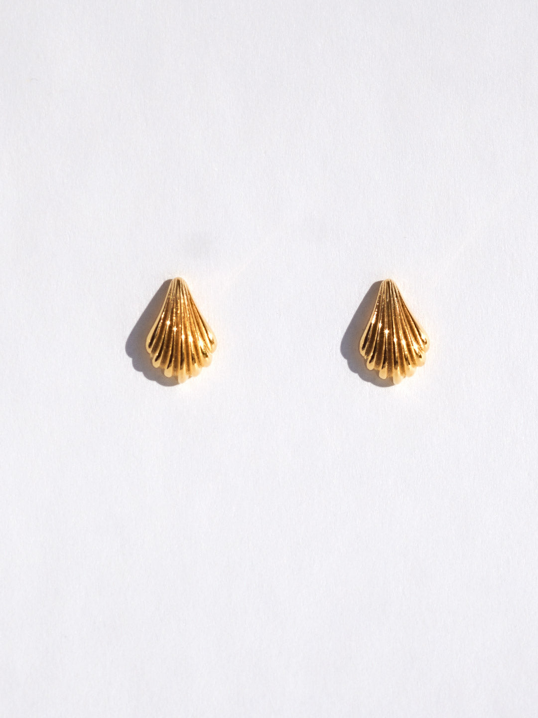 SHELL STUD EARRINGS