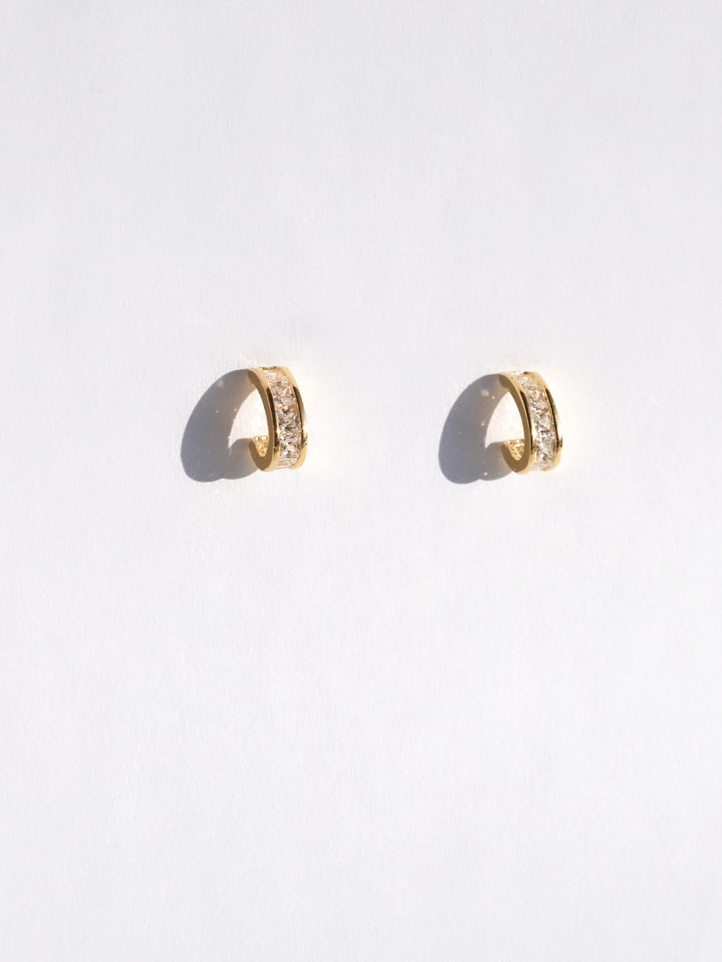 CUBIC CURVED EARRINGS