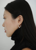Bold Sphere Hoop