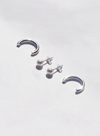 Dual-Wear Pearl Hoop Earrings