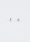 Voluminous Heart Earrings • Silver