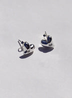Voluminous Heart Earrings • Silver